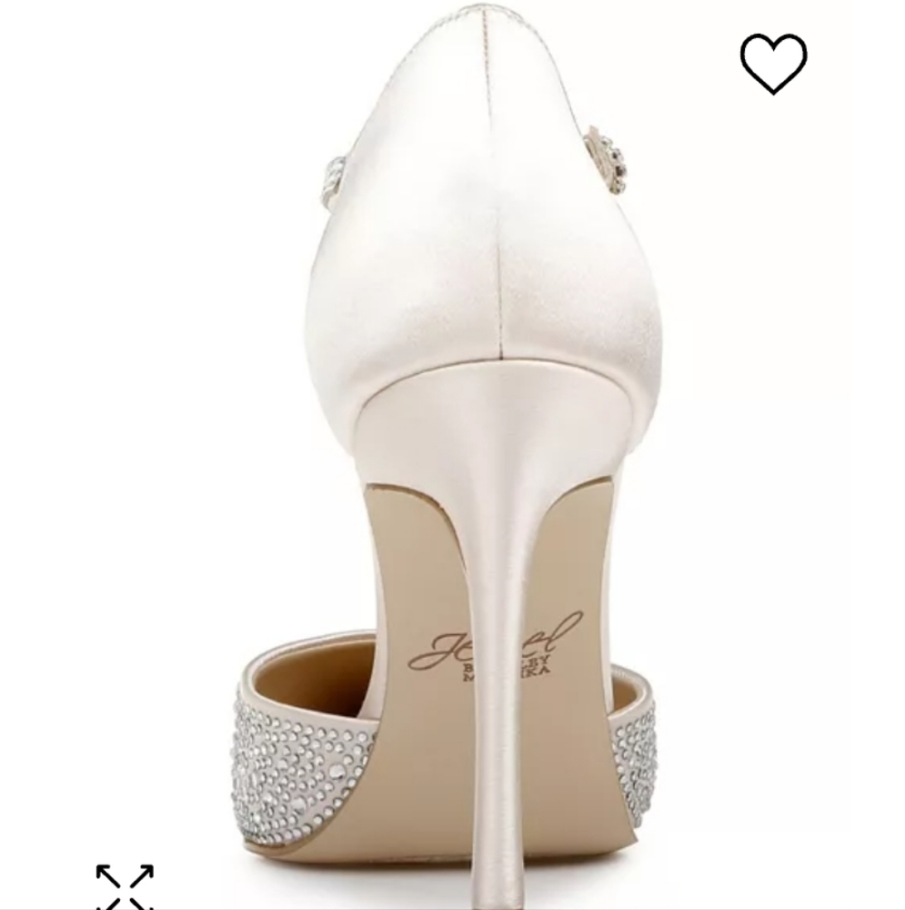 Jewel by Badgley Mischka Jailene Evening Pumps Champagne -5.5 - Picture 3 of 10